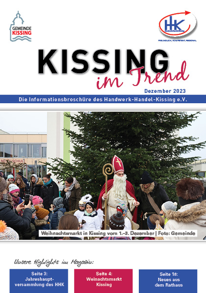 Broschüre Kissing im Trend 03-23